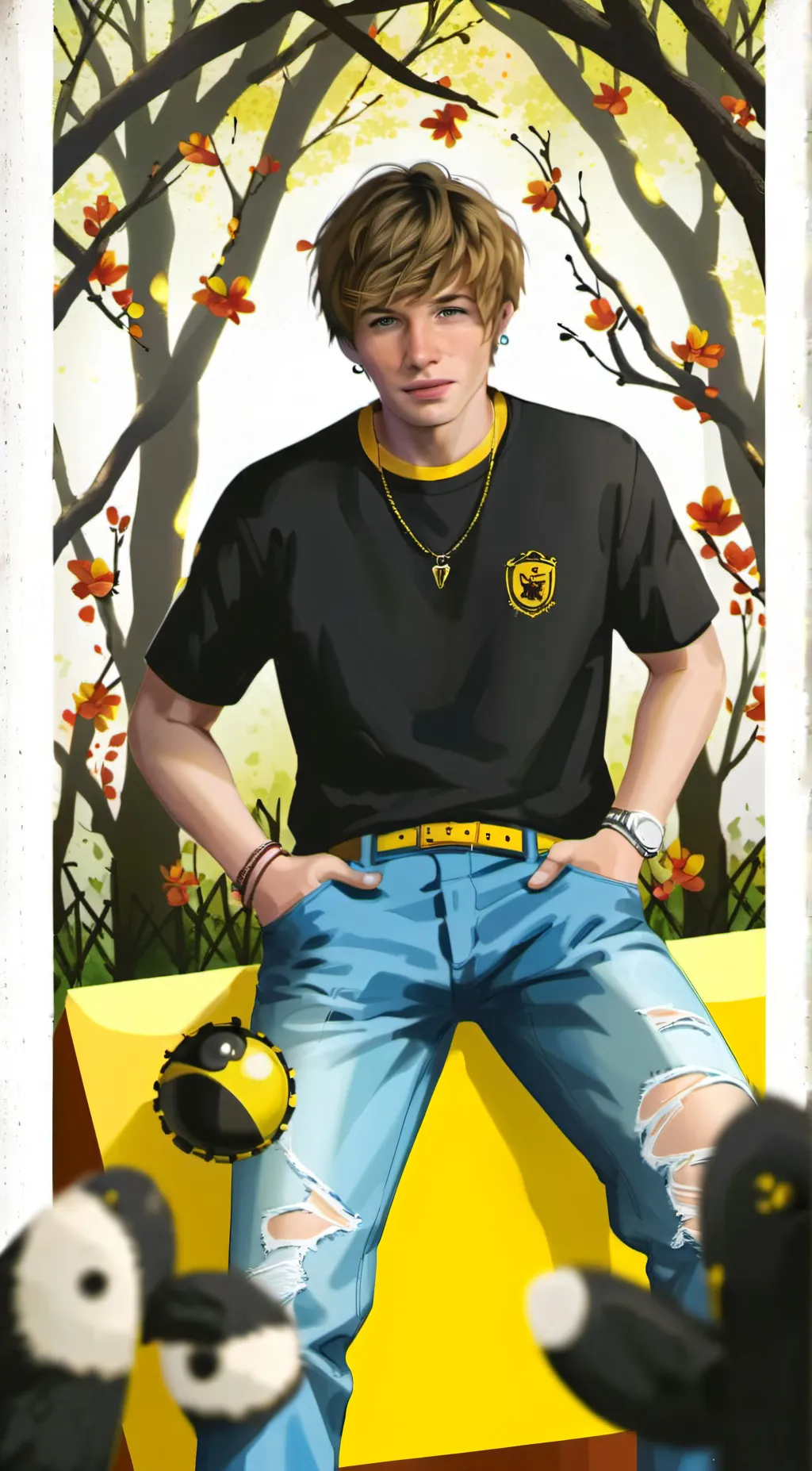 ai character: Colby Brock background