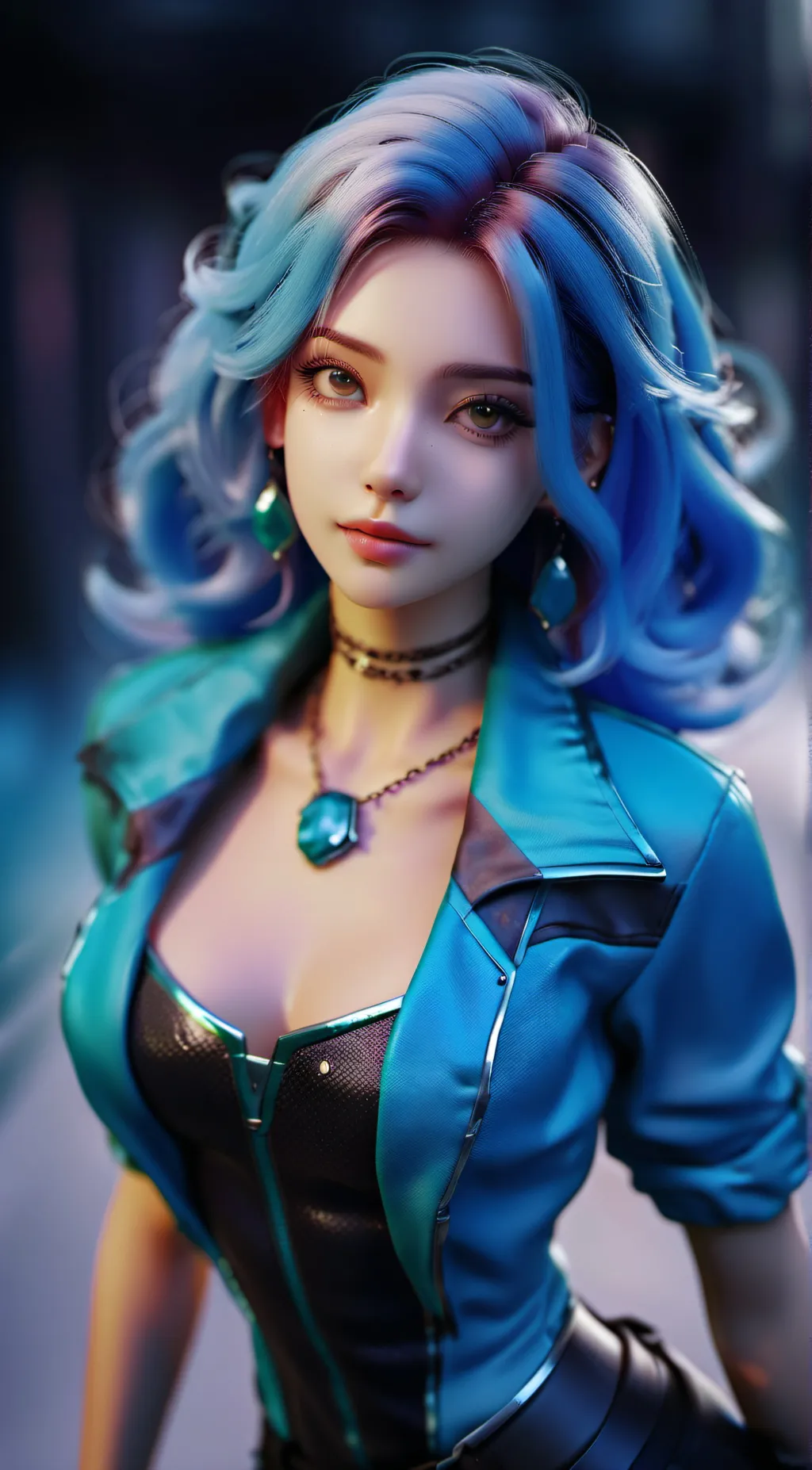 ai character: cute  background