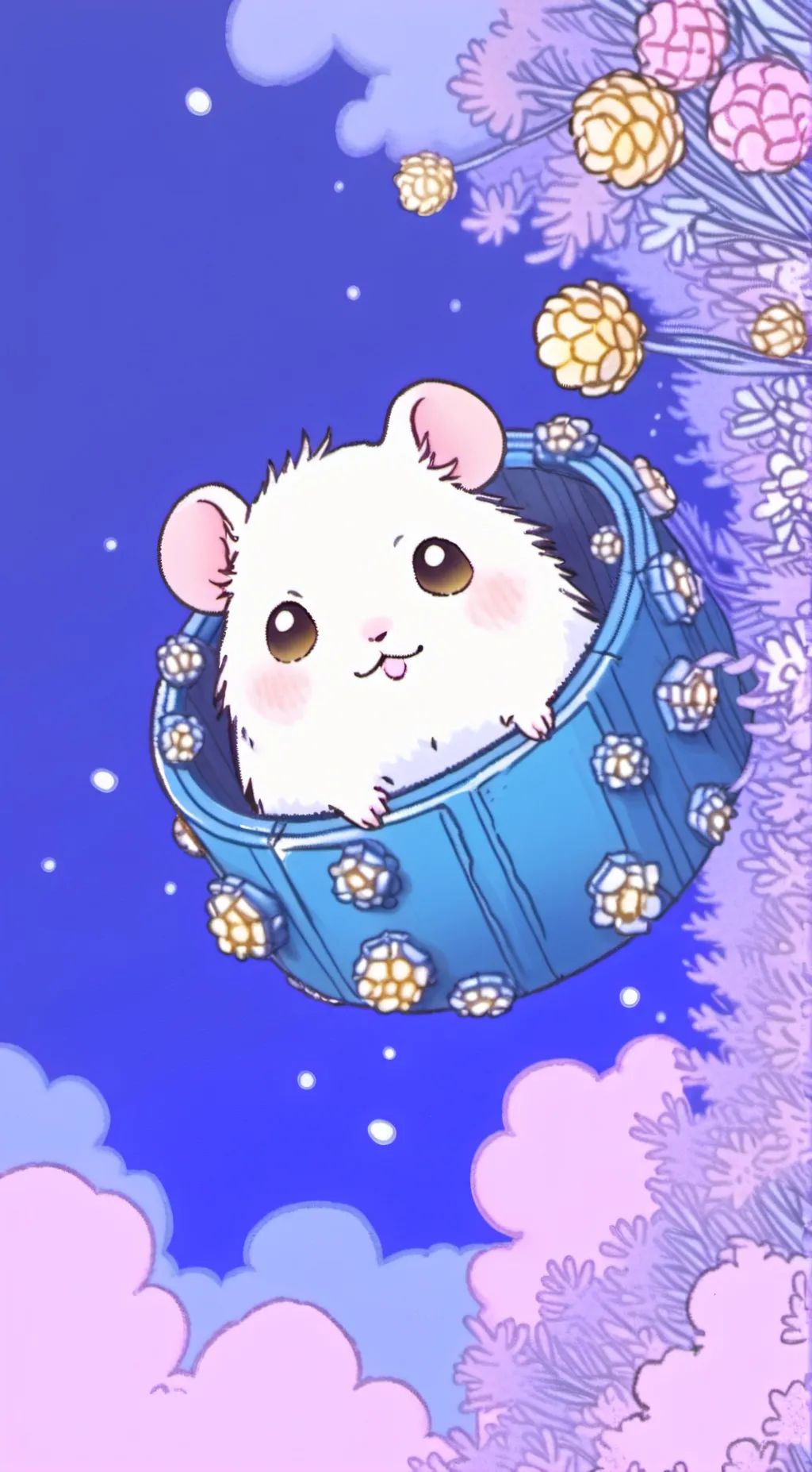 ai character: ~🫧Hampter🫧~ background