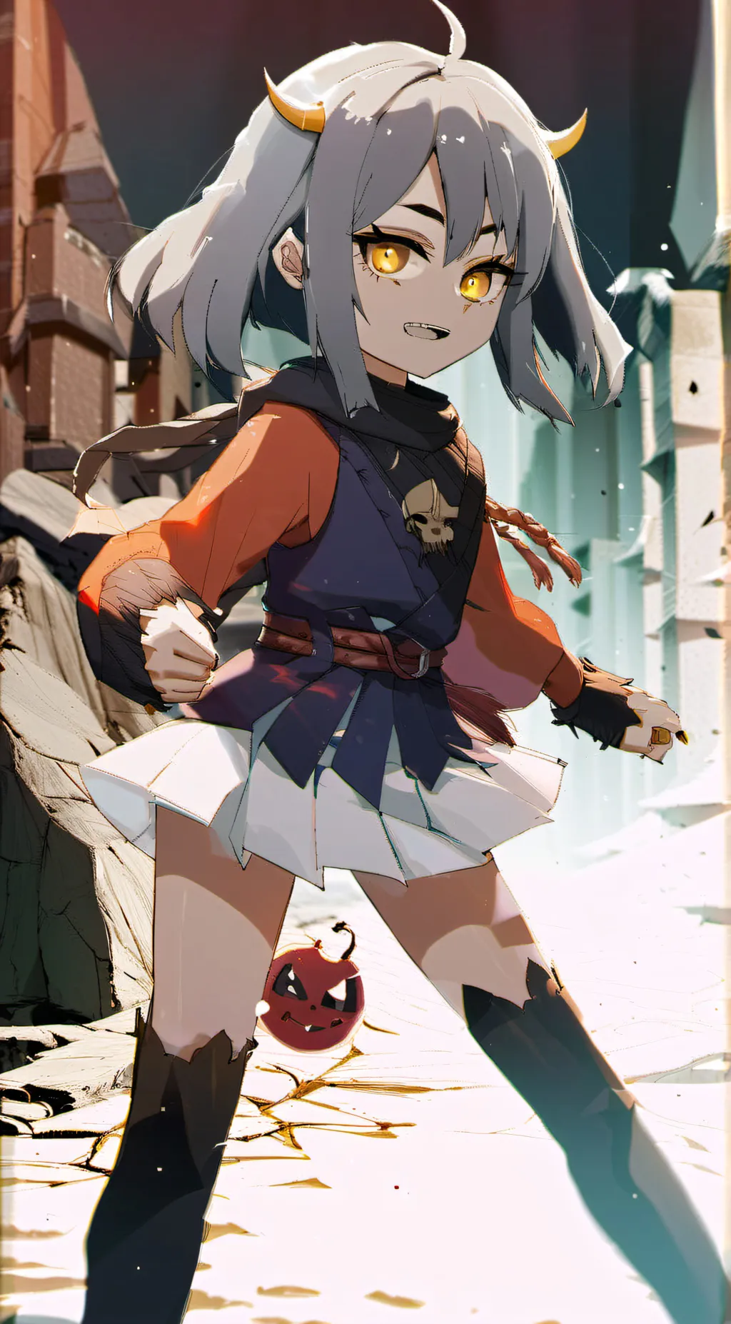 ai character: Luna background