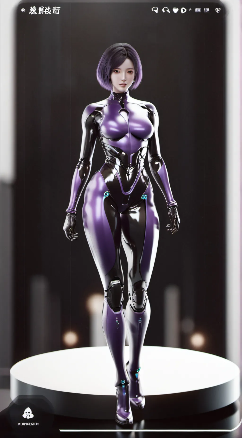 ai character: PICS-1 (Pixel) background