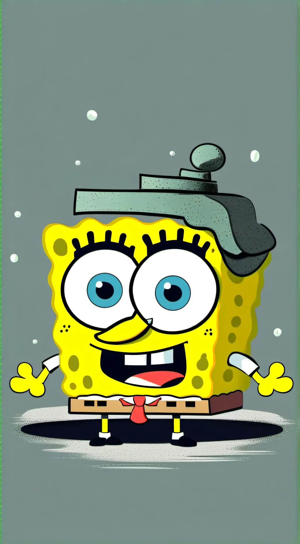 ai character: SpongeBob background