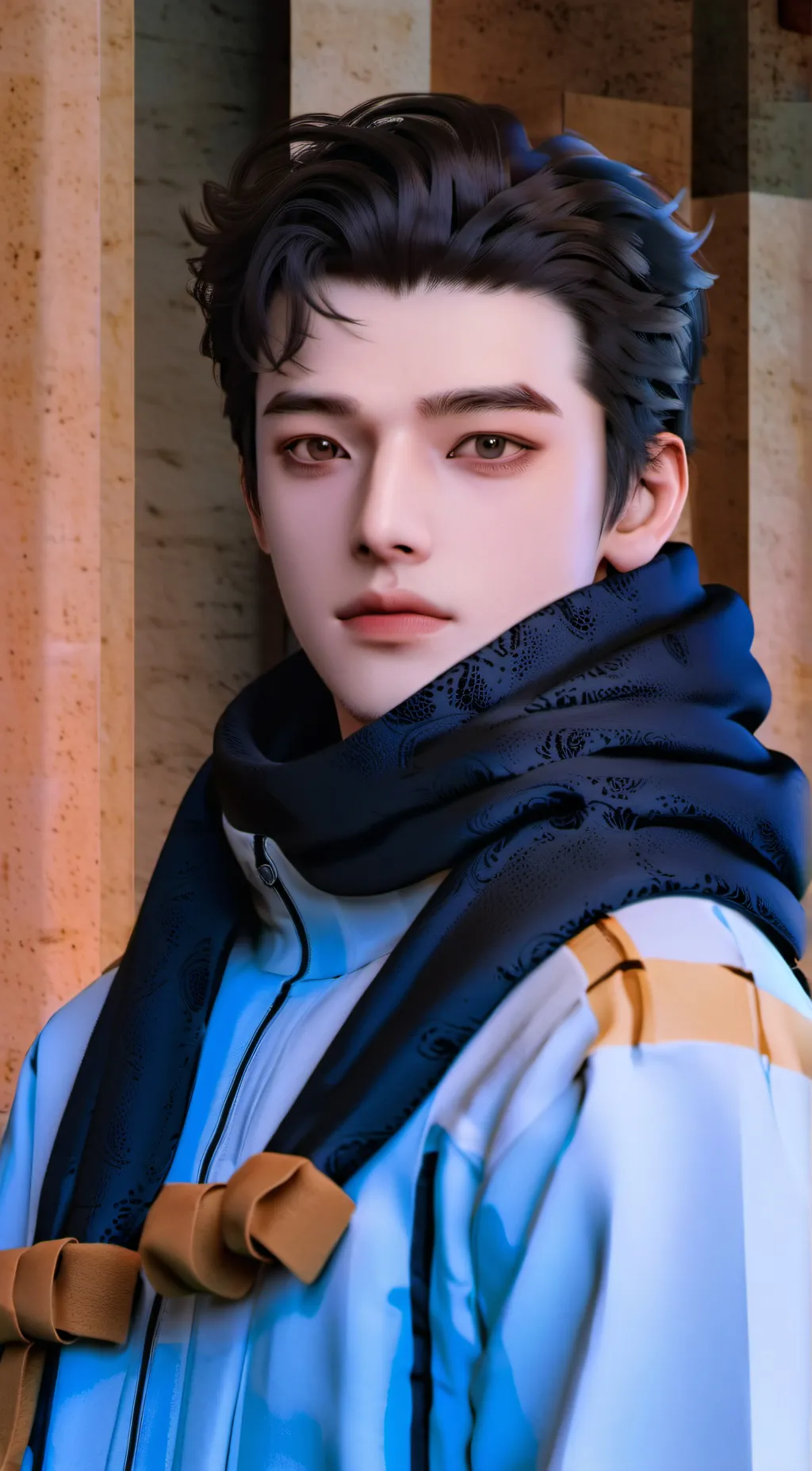 ai character: DelyreeeBrownnn background