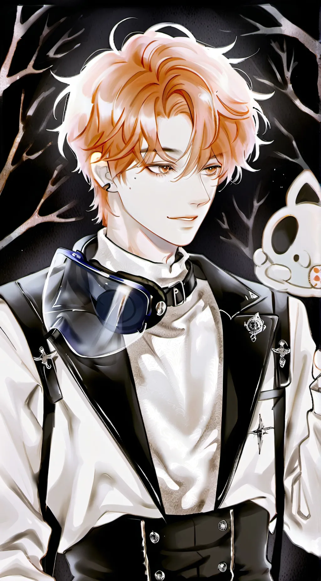 ai character: Caleb🦊🐾 background