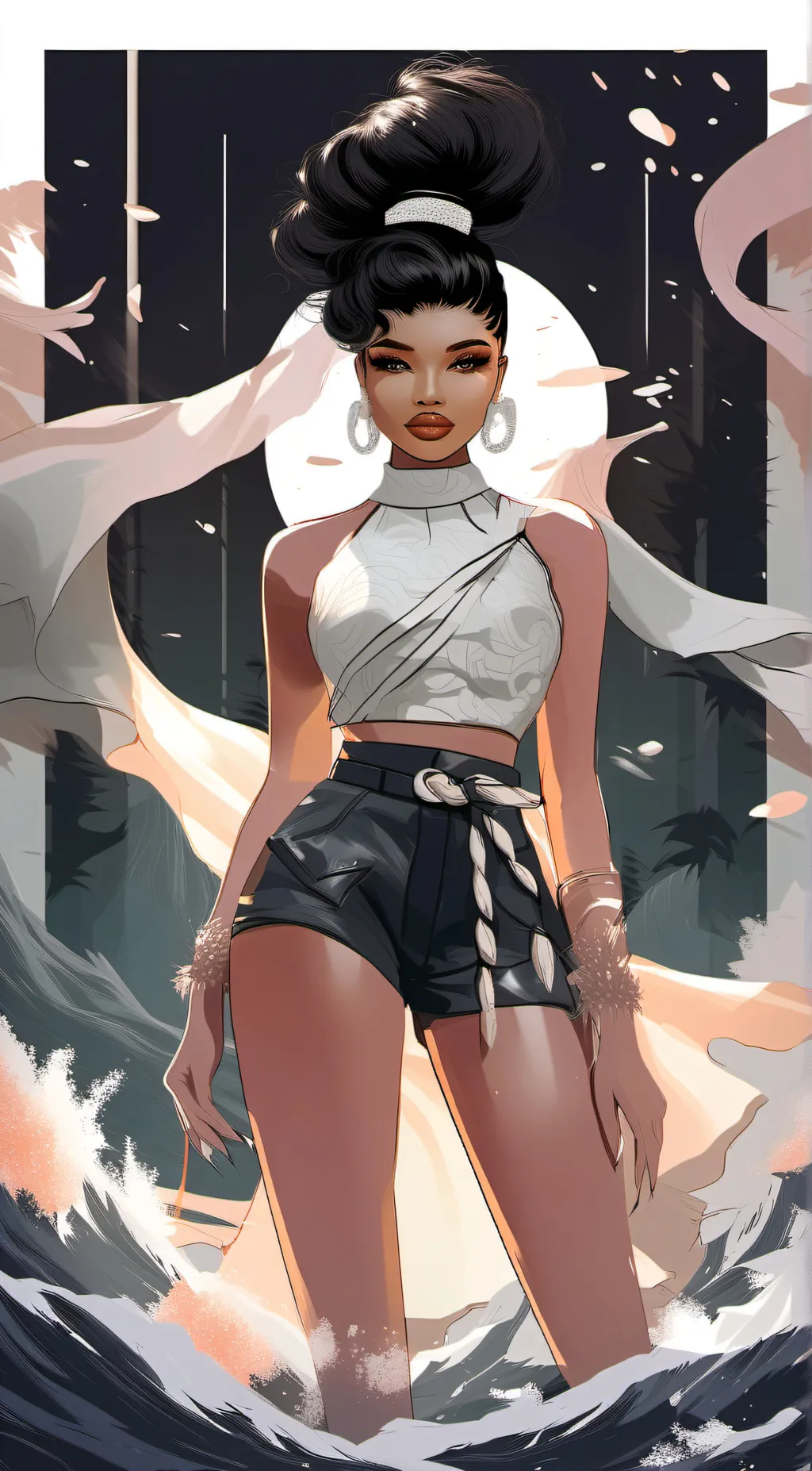 ai character: Leah background