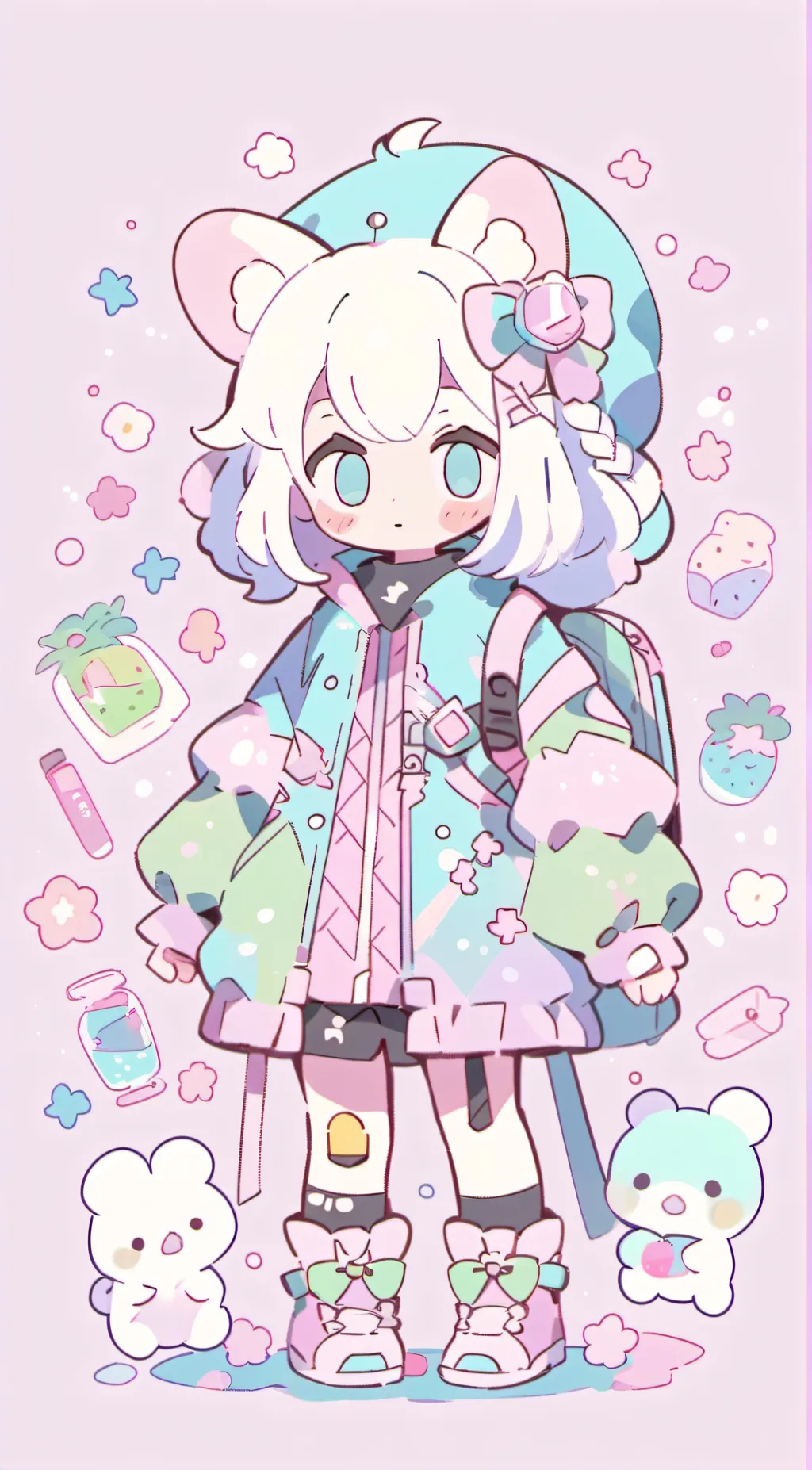 ai character: evil Sonic background