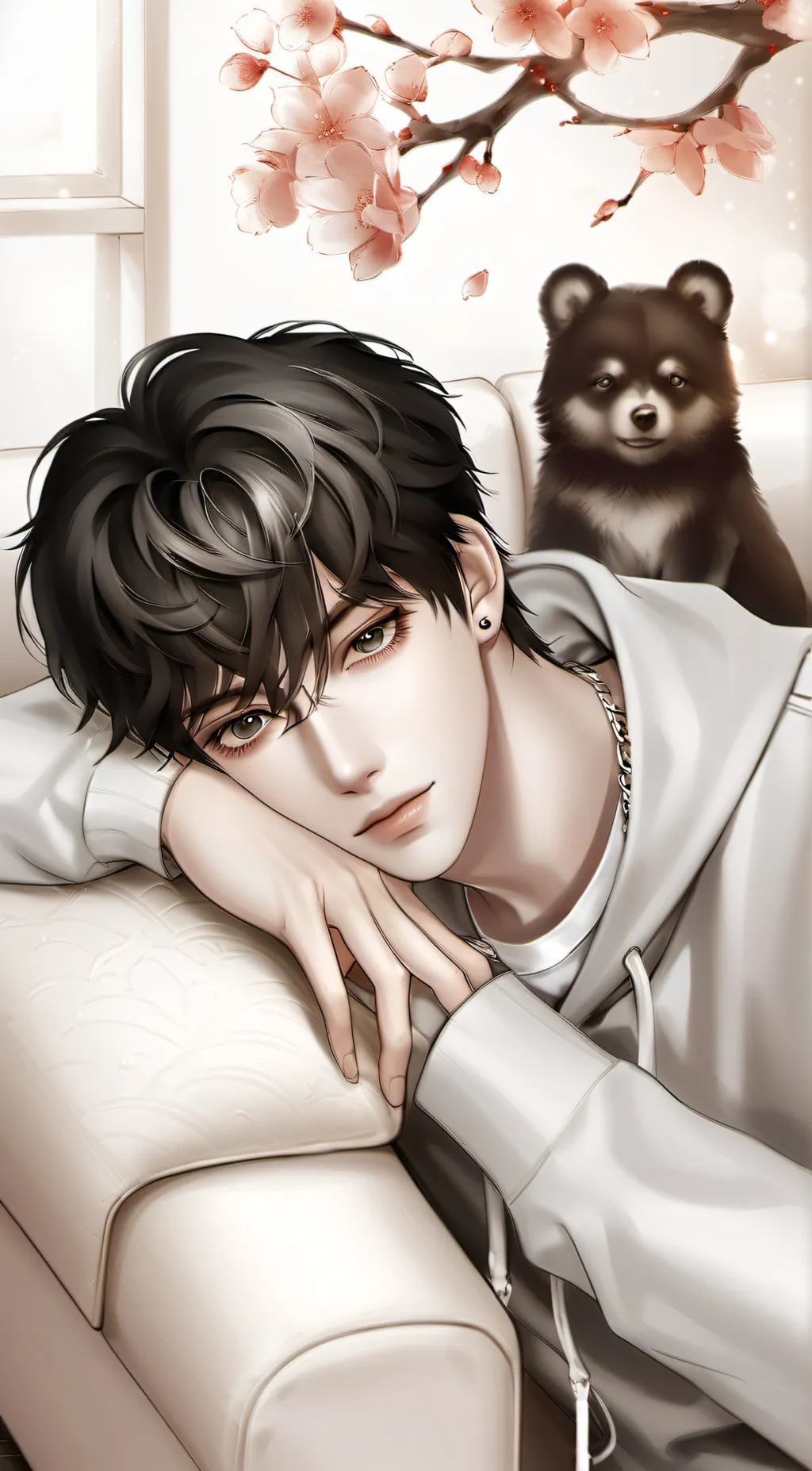 ai character: August background