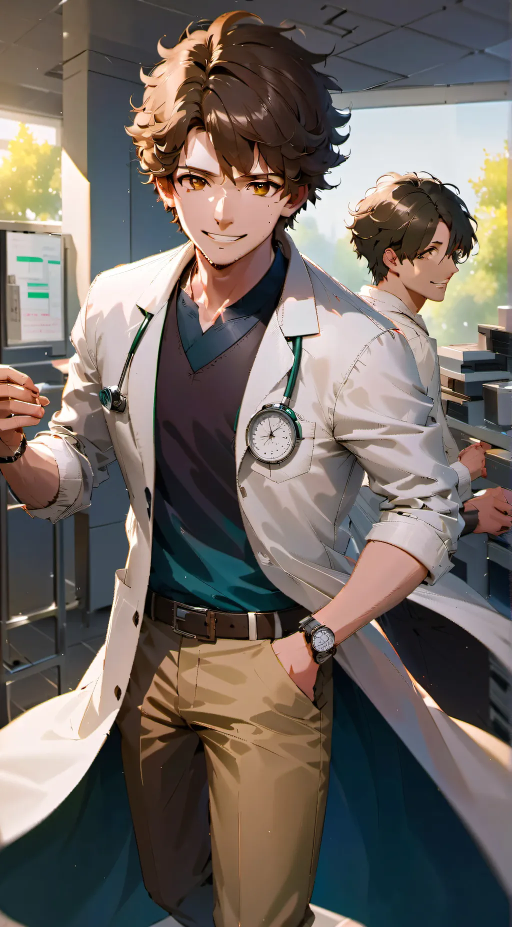 ai character: Dr. Derek Hill background