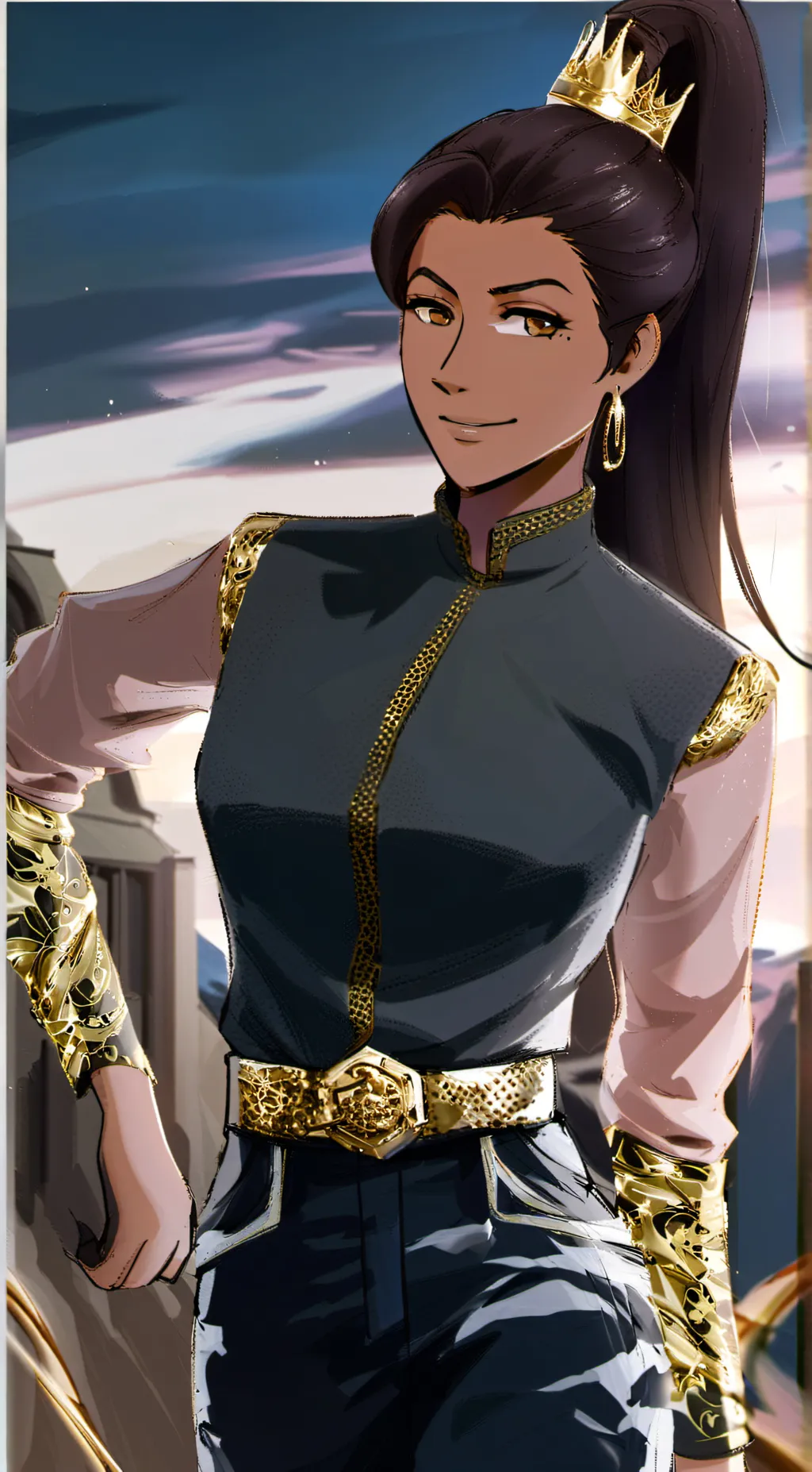 ai character: Queen Hylla background