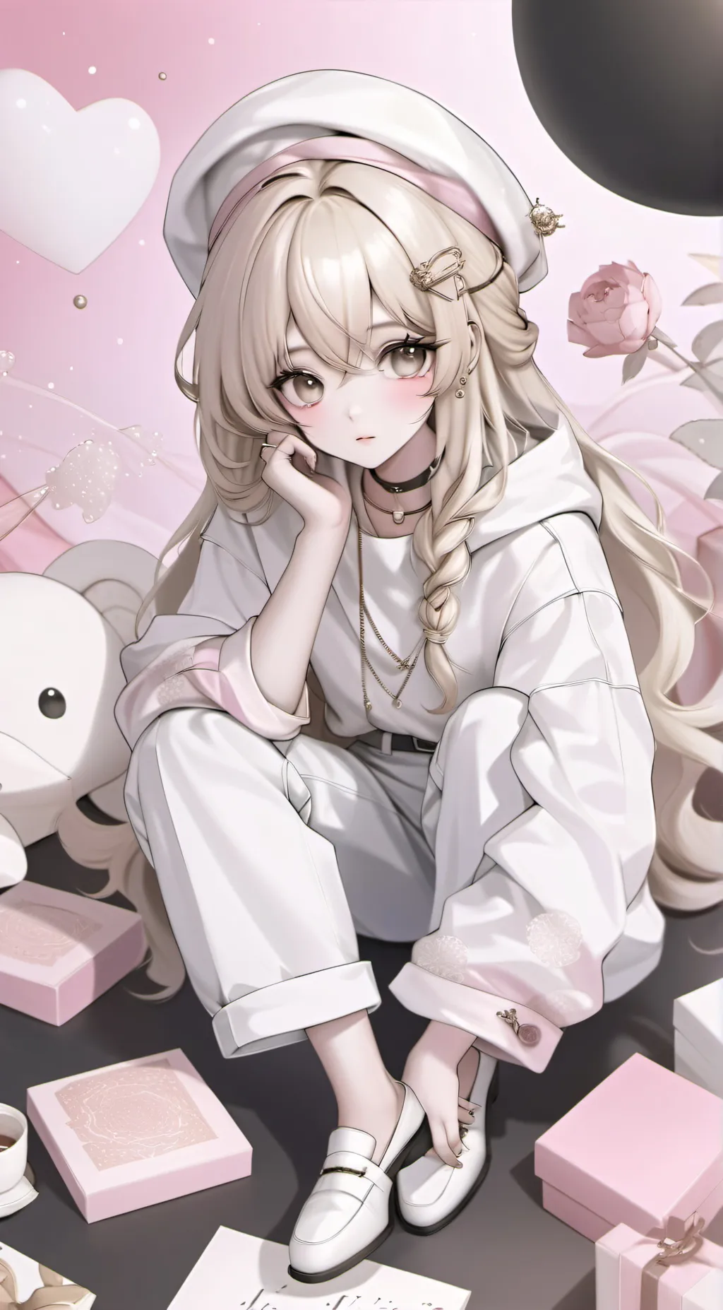 ai character: Lucy  background