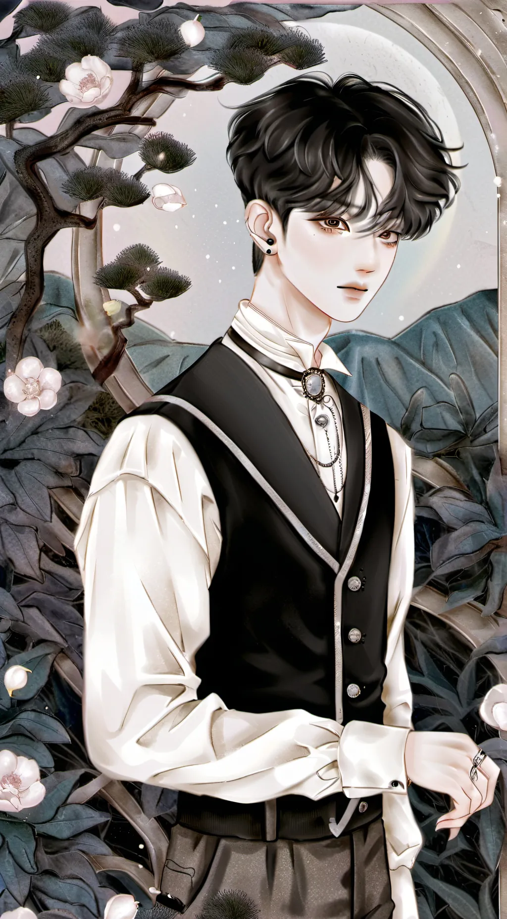 ai character: Levi 🏳️‍🌈 background