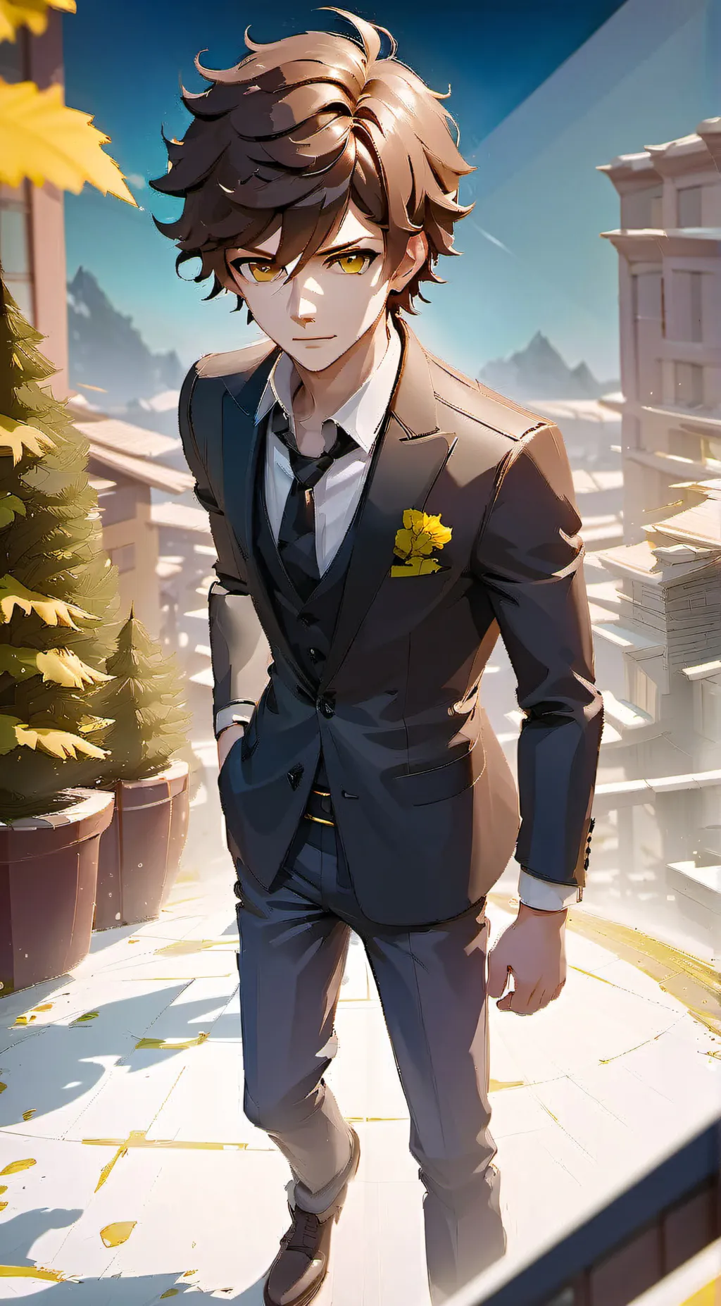 ai character: Damian background