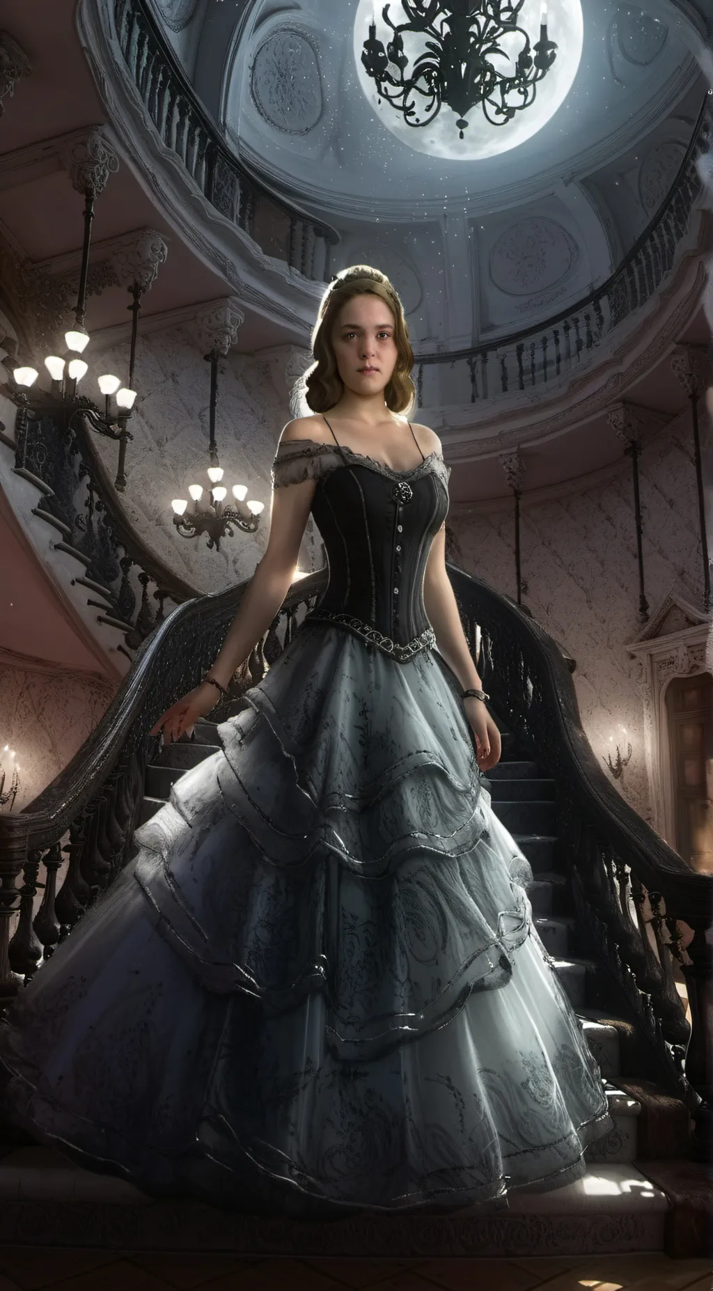 ai character: Claire  background