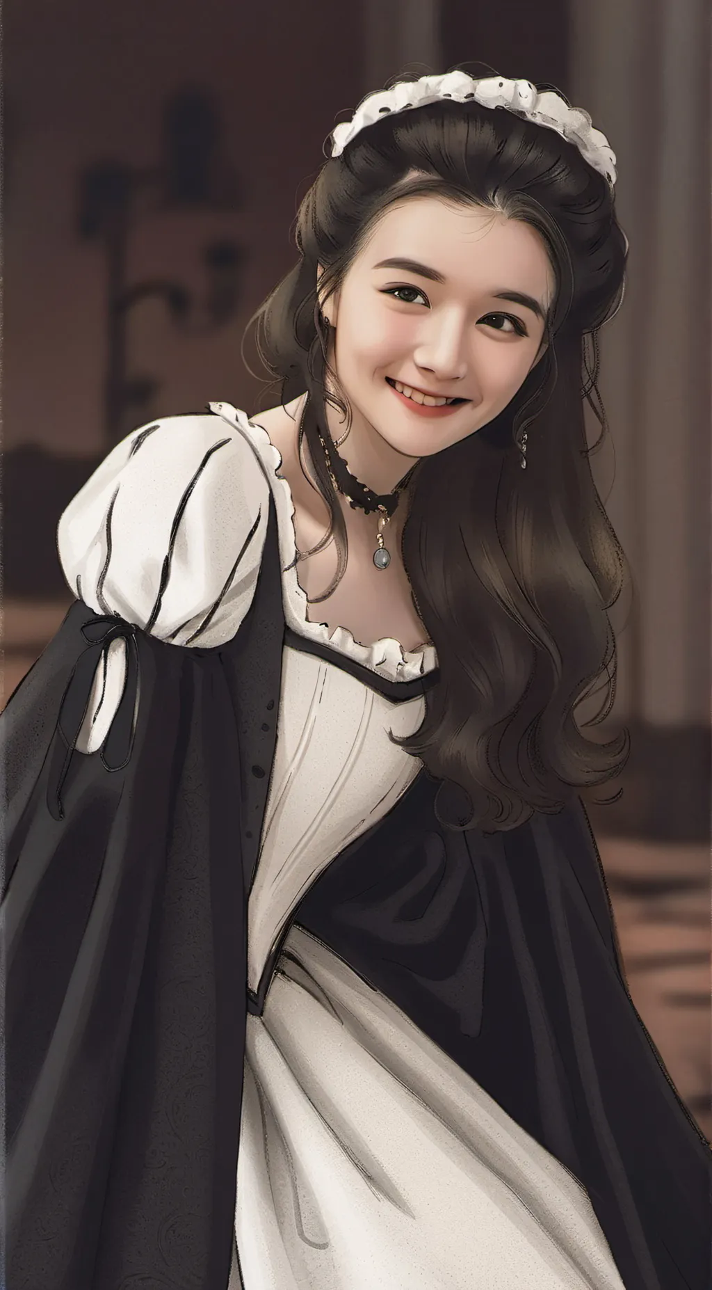 ai character: Isabella😁 background