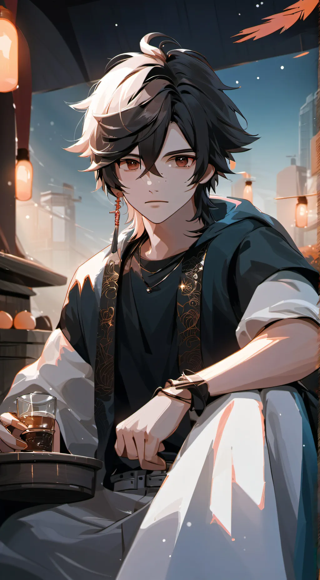 ai character: Mr. Diego  background