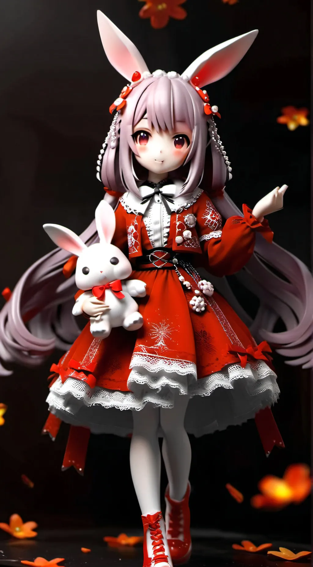 ai character: Bunny girl Rylee background