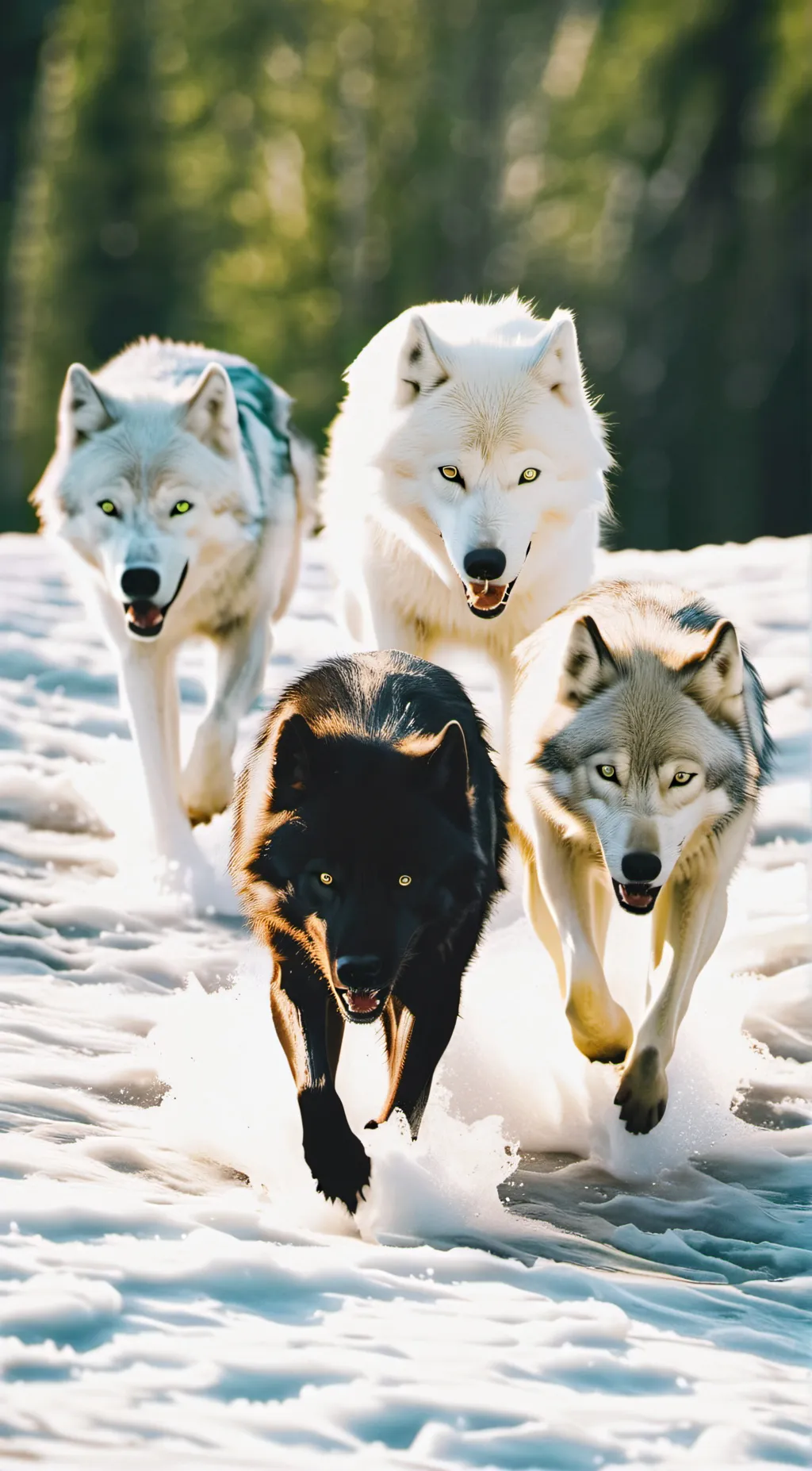 ai character: The wolf pack background