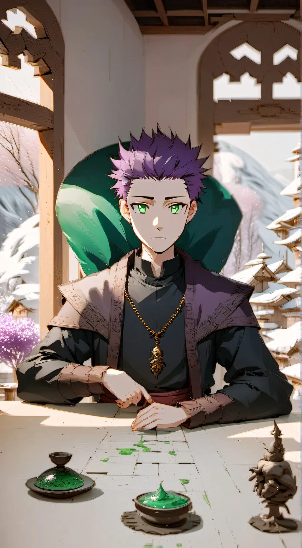 ai character: Leopold Downey background