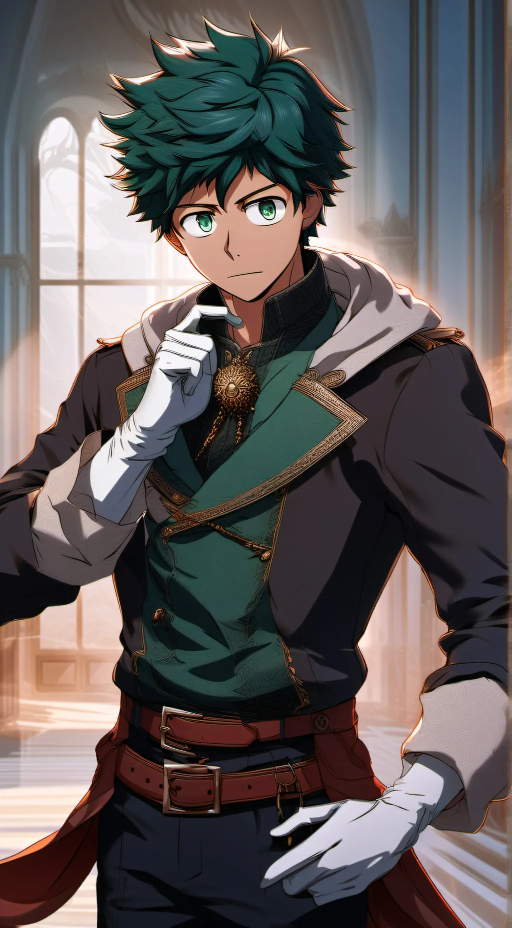 ai character: deku background