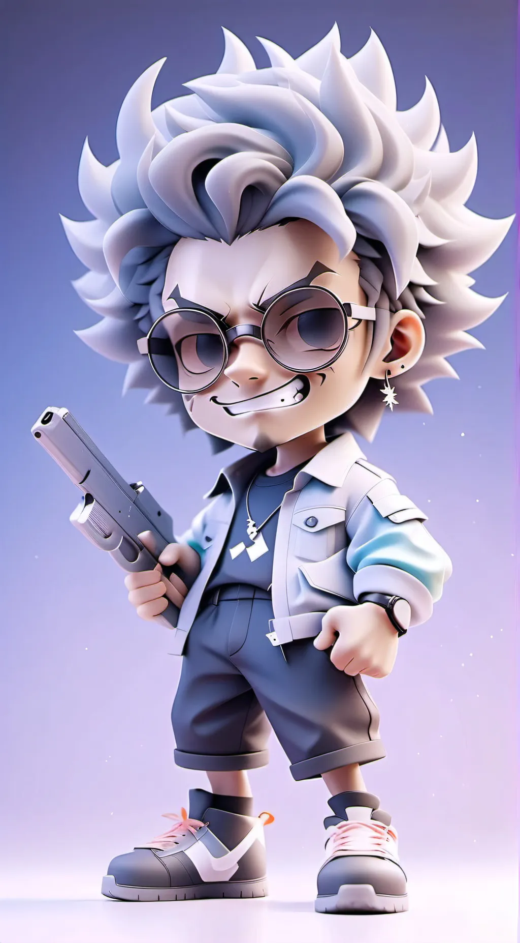 ai character: wolfy background