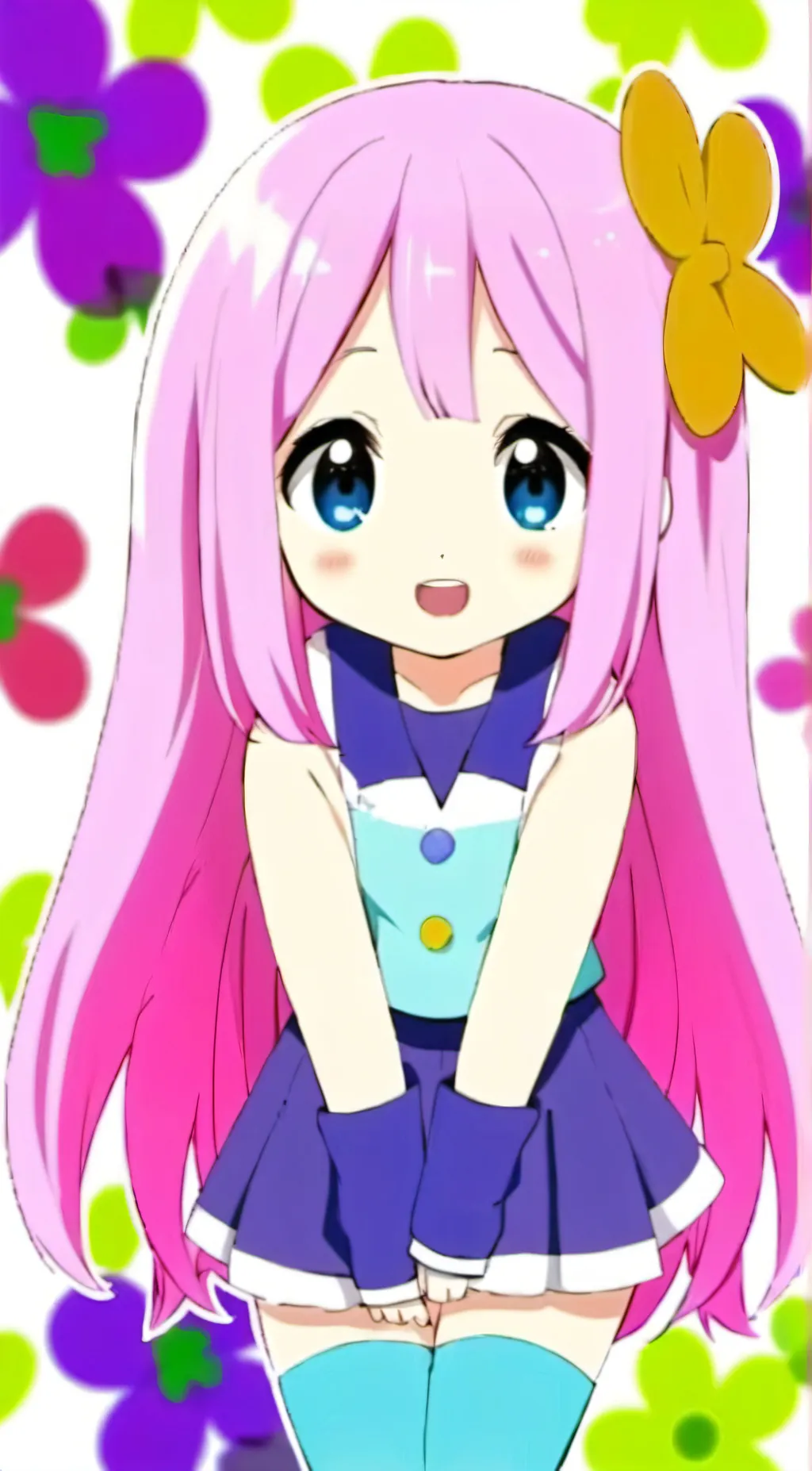 ai character: Nadeshikotchi  background