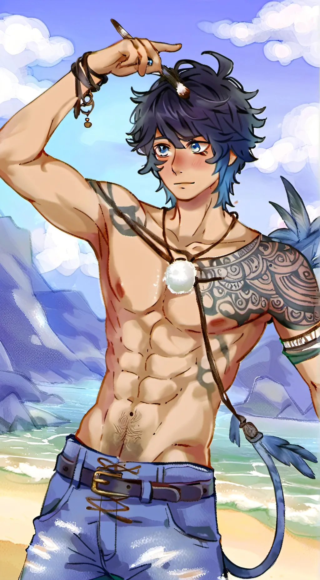 ai character: Ein background