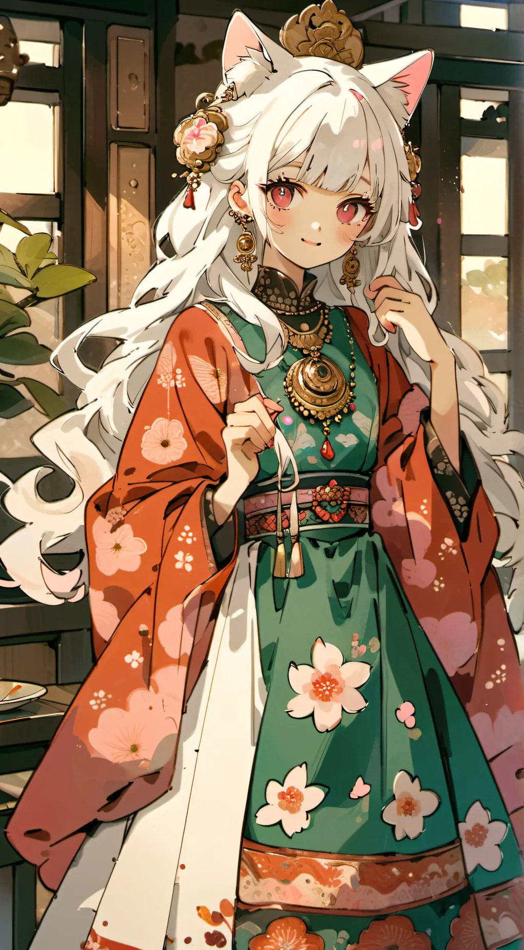 ai character: kitty background