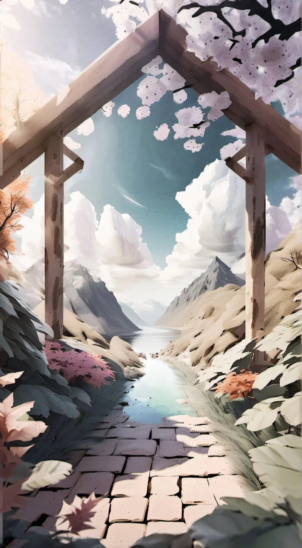 ai character: the cuphead show background