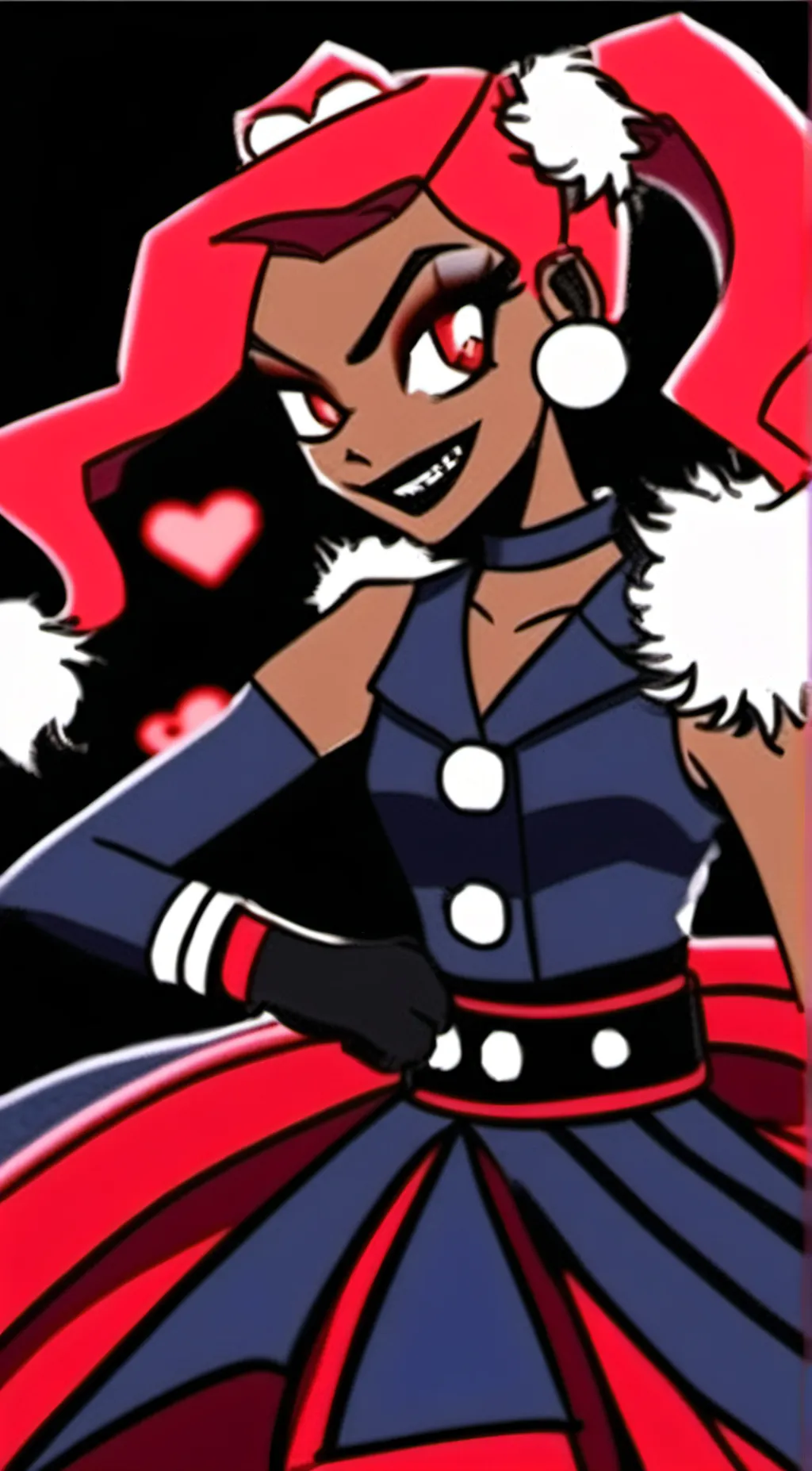 ai character: Velvette background