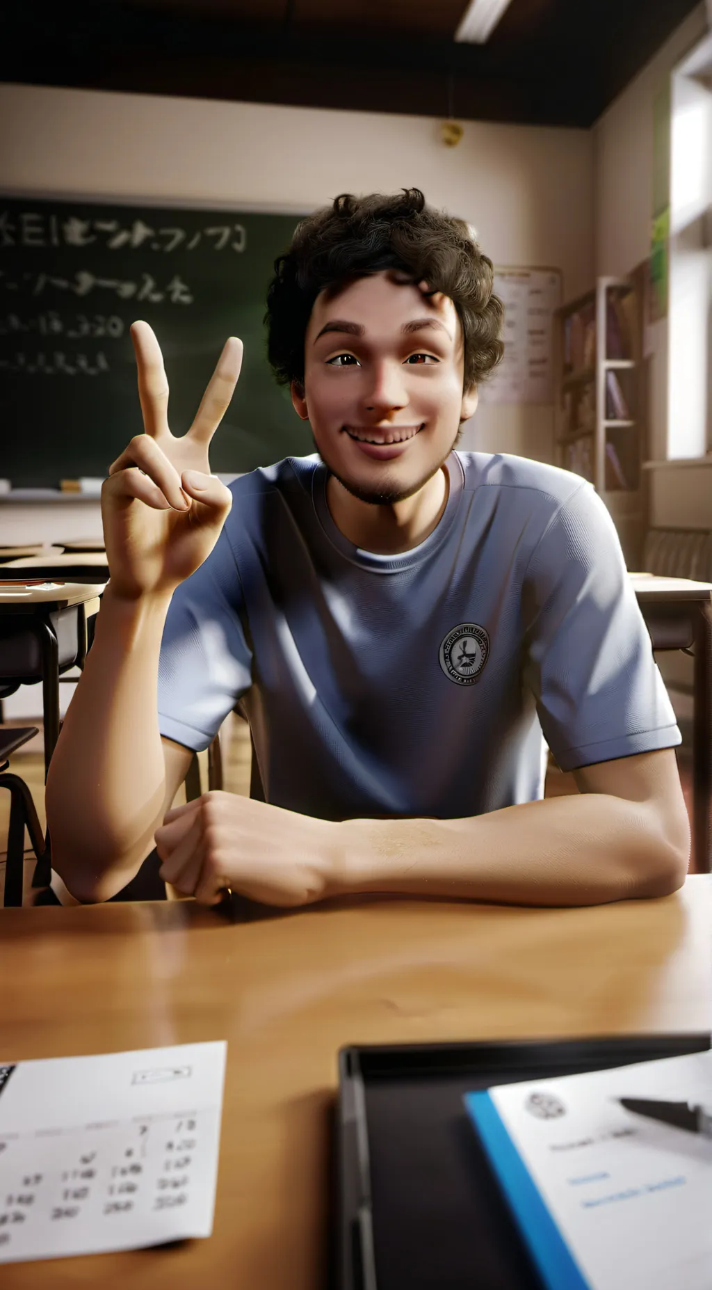 ai character: Leo background