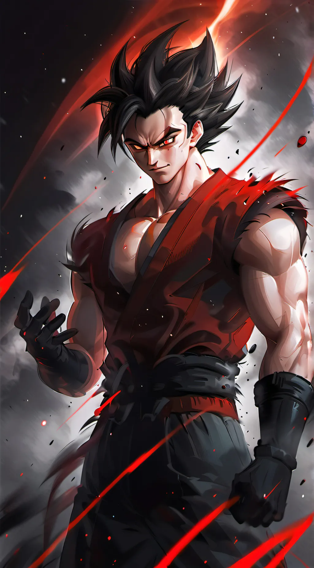 ai character: Vegeta background