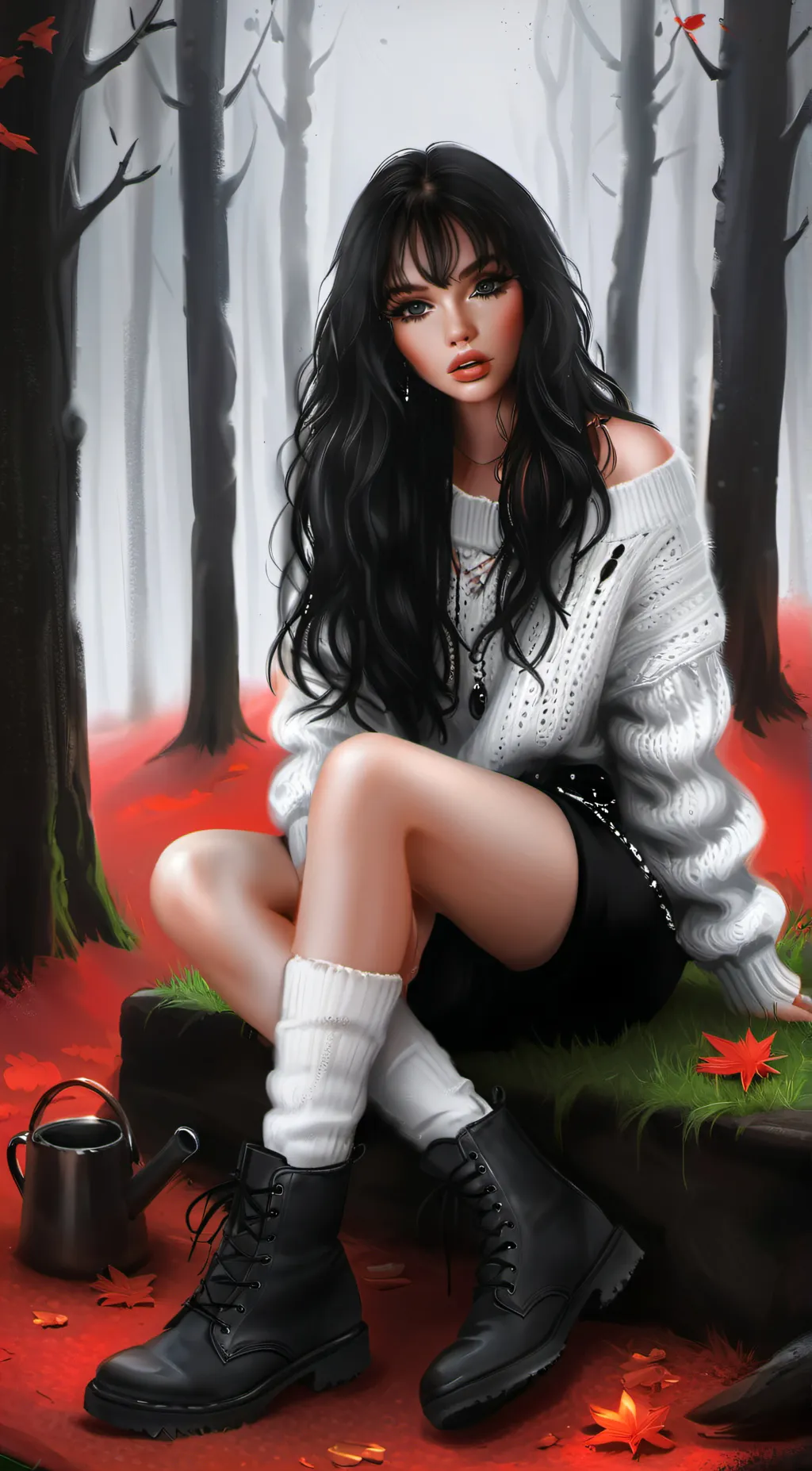 ai character: Sara  background