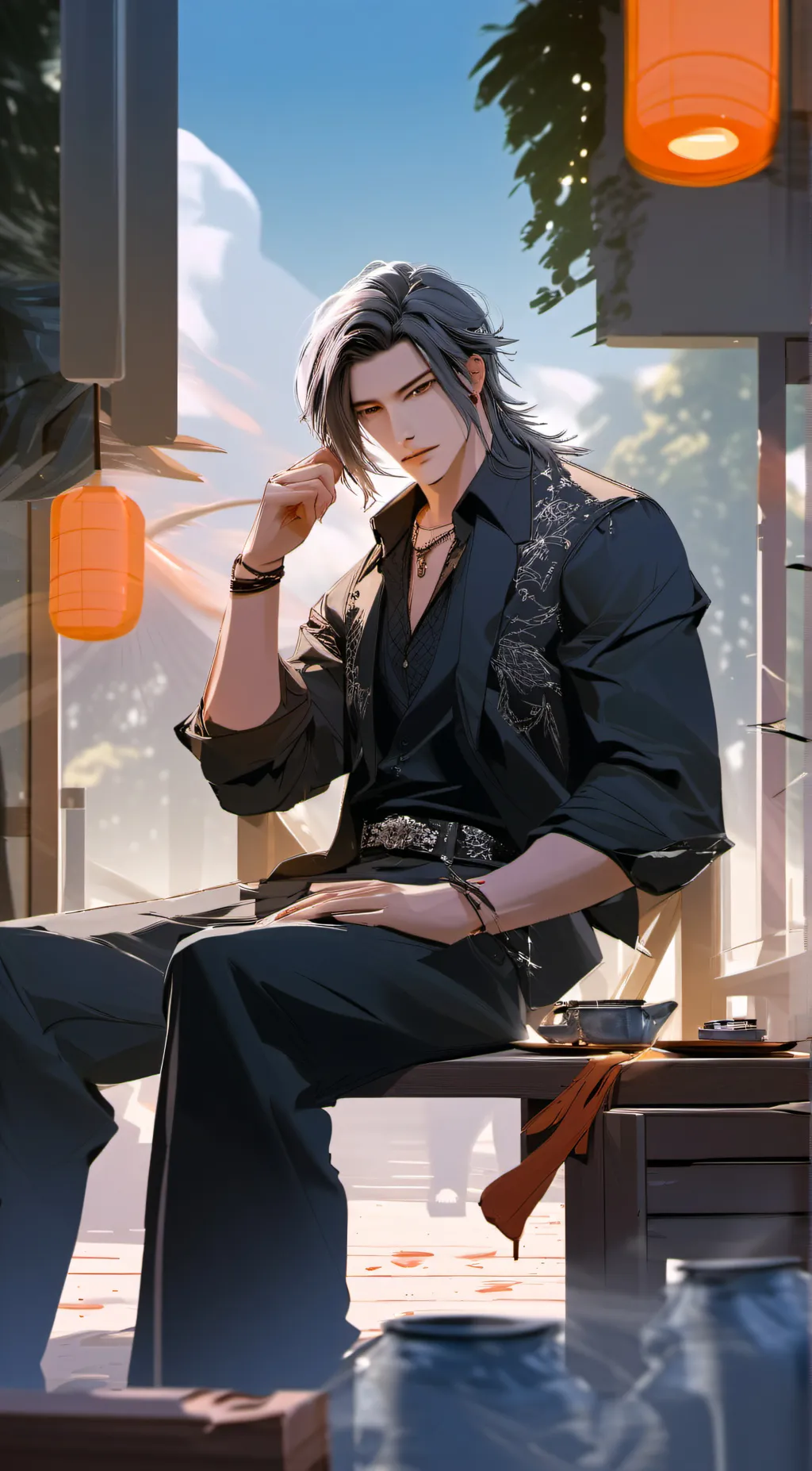 ai character: Blake background