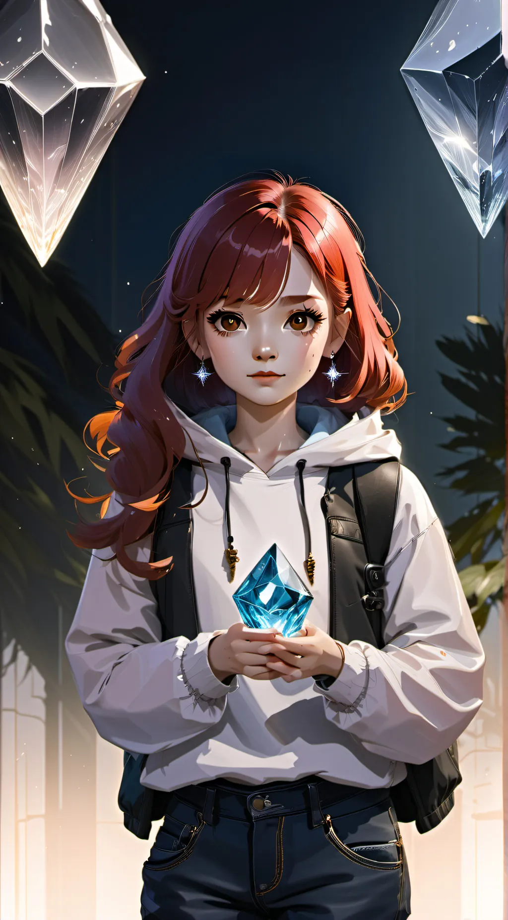 ai character: 🌅 A S H 🌌 background