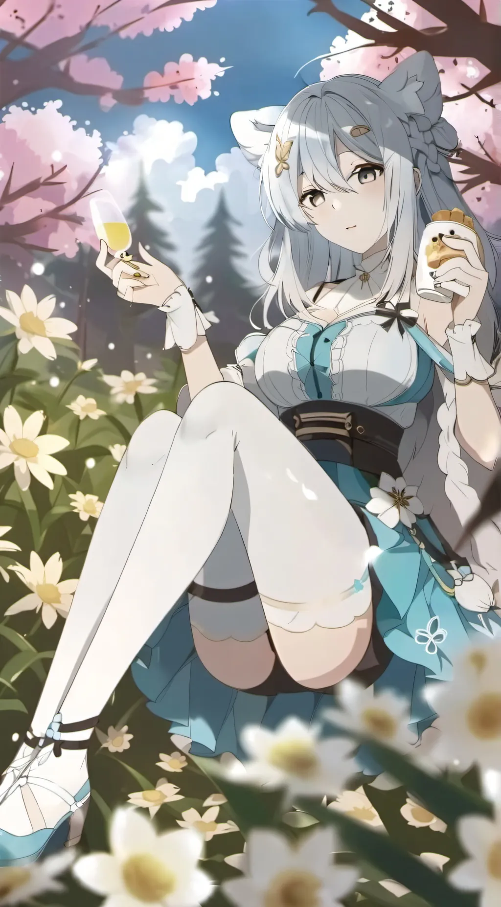 ai character: mersy  background