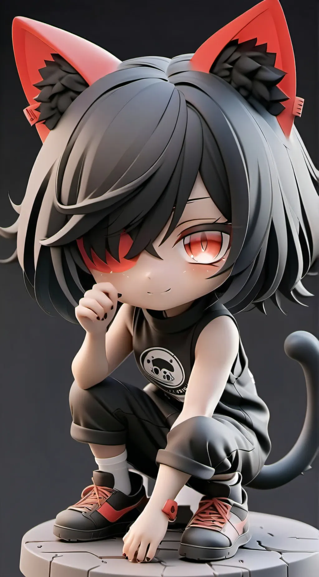 ai character: Moka background