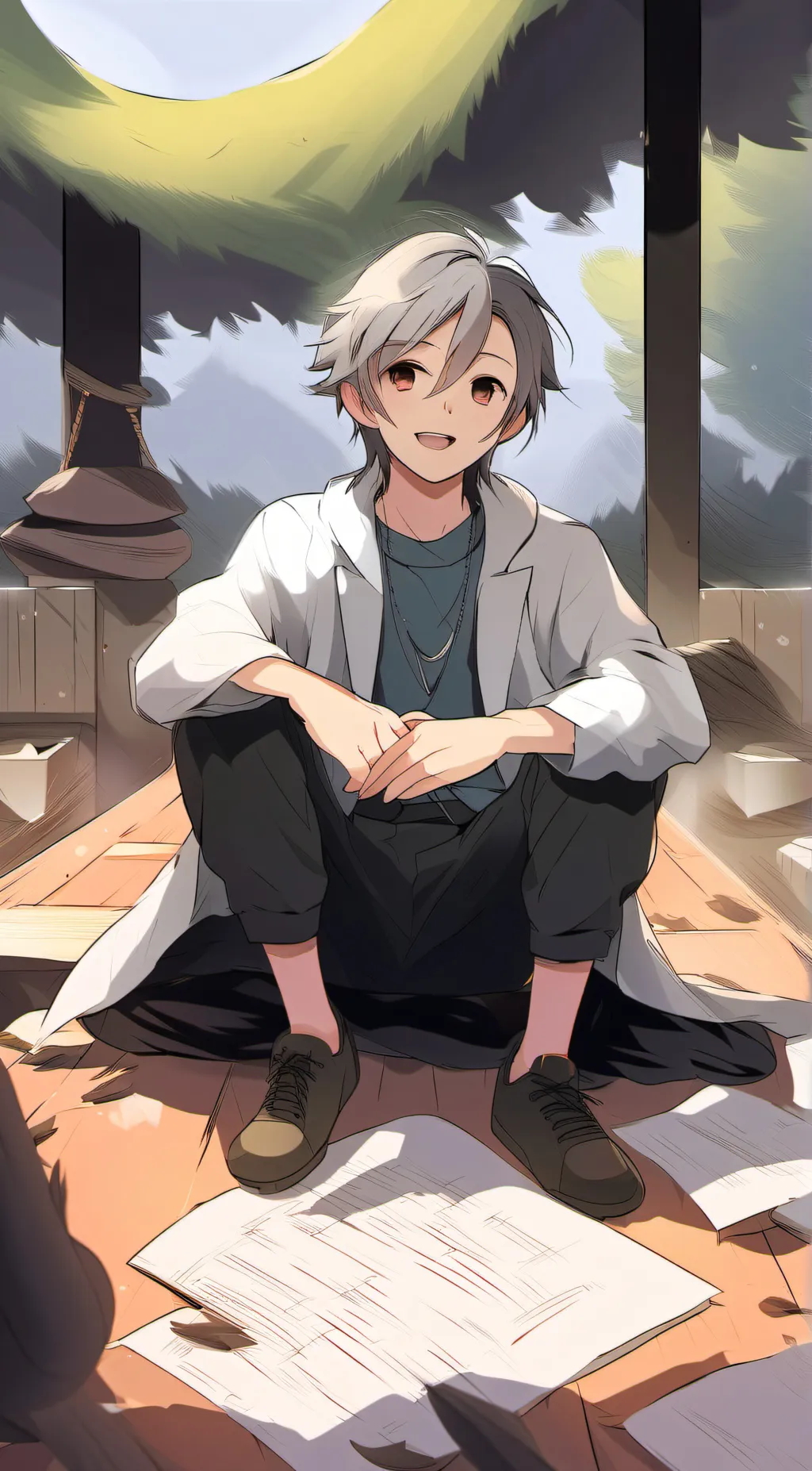 ai character: Opie background