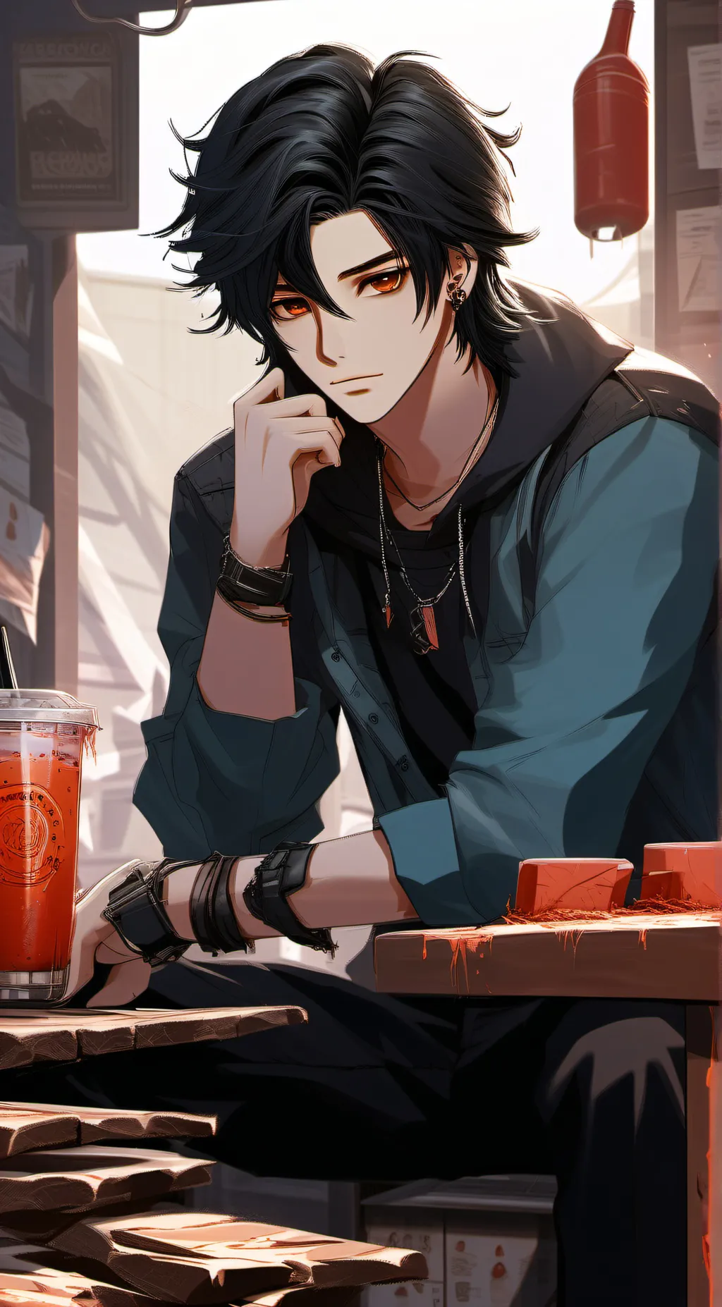 ai character: Max background