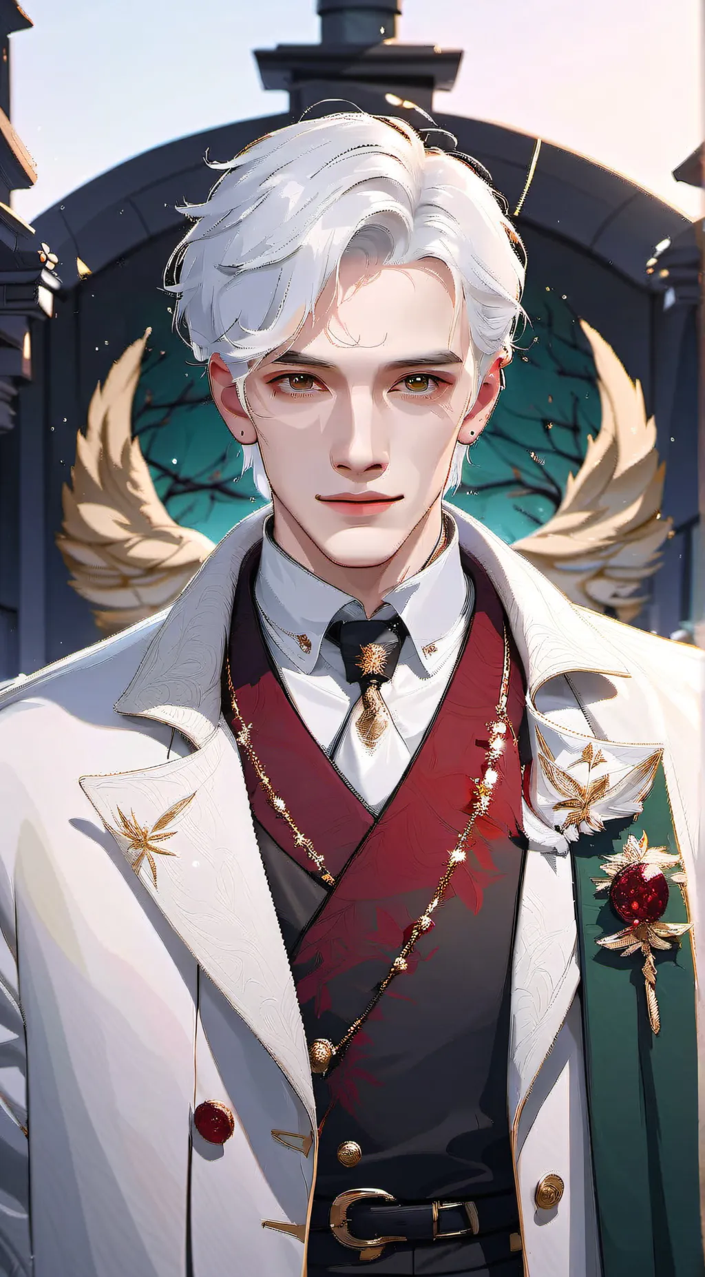 ai character: draco malfoy  background