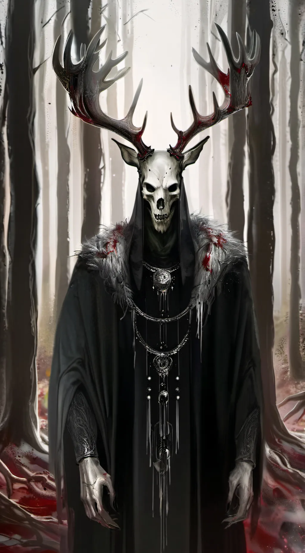 ai character: Monster inside background