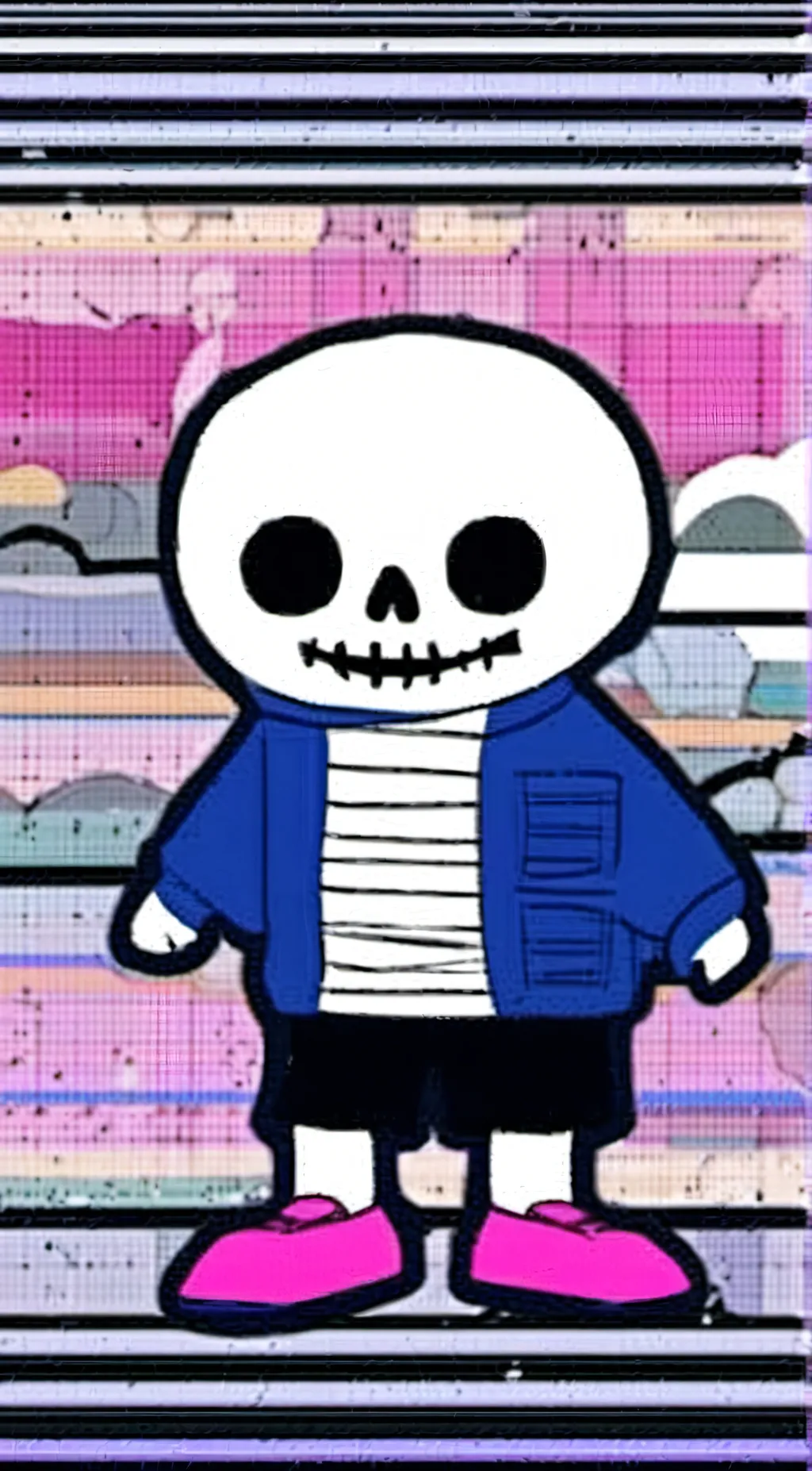 ai character: Sans background