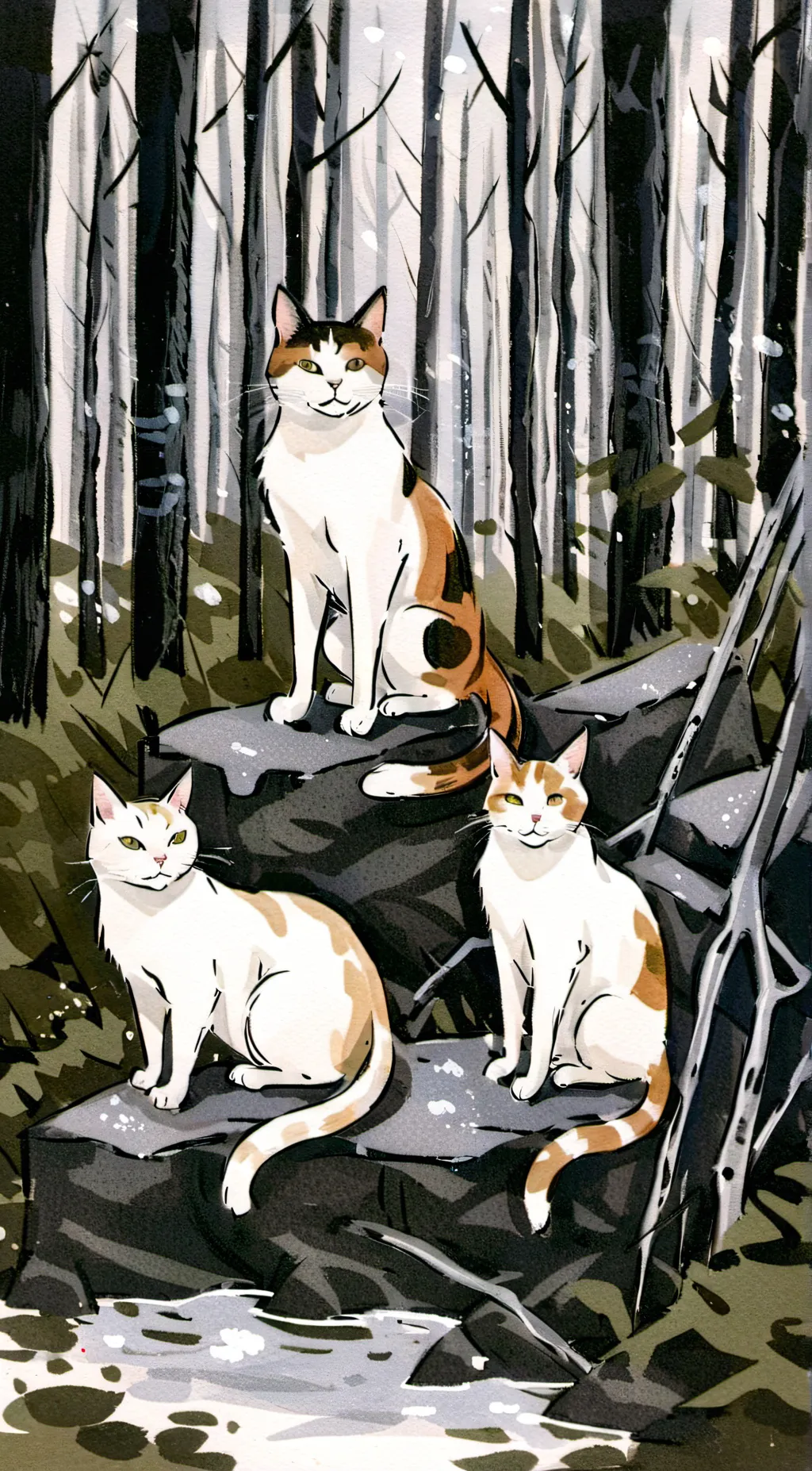 ai character: Warrior cats! background