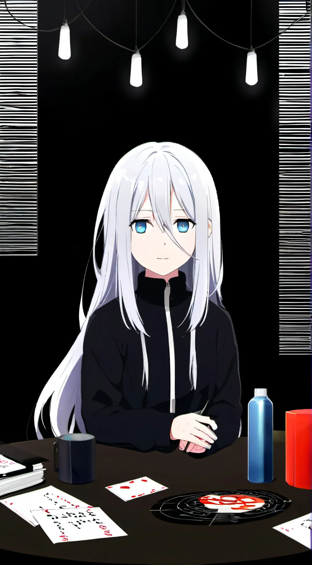 ai character: Kanade Yoisaki background