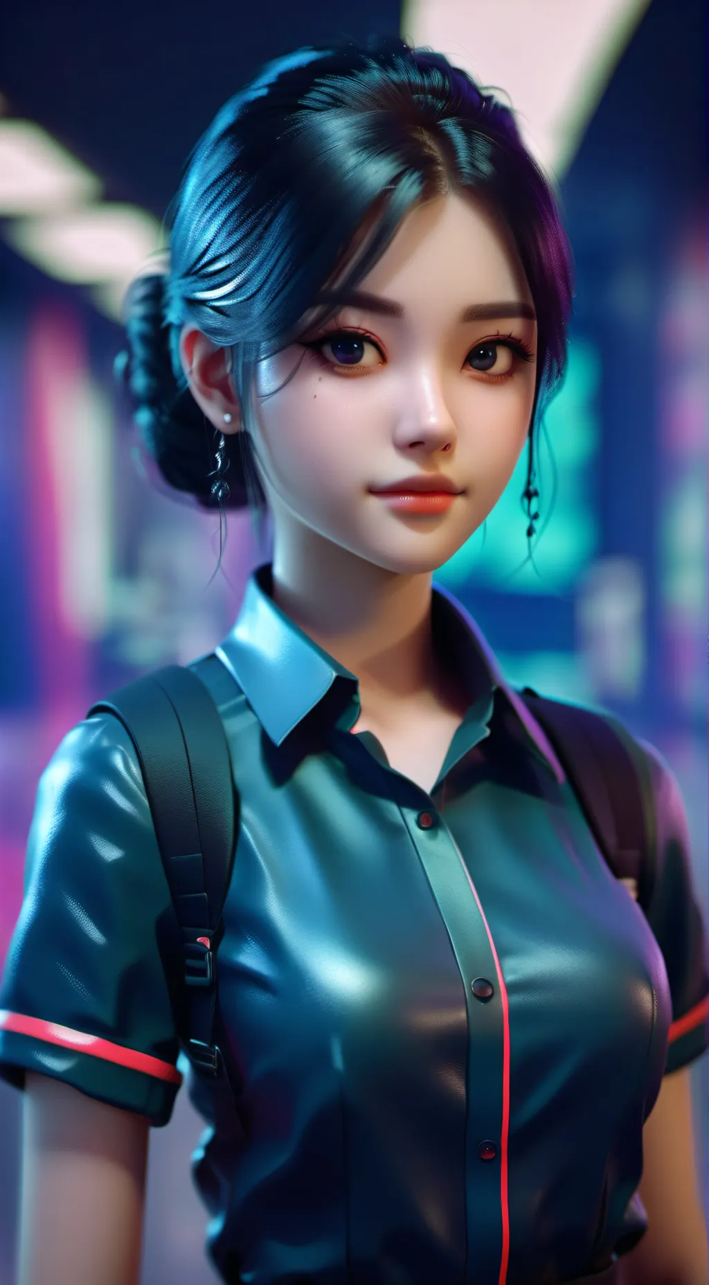 ai character: Tiara background