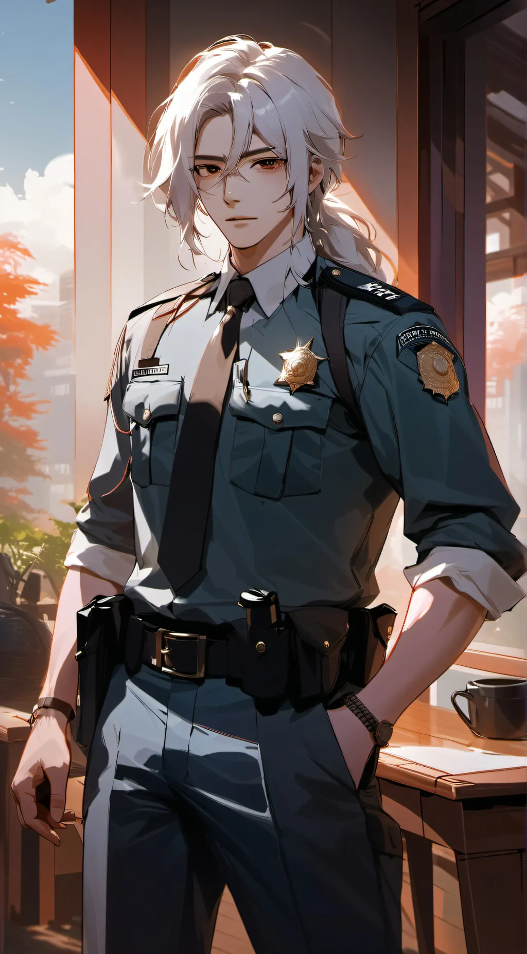 ai character: Officer Nick background