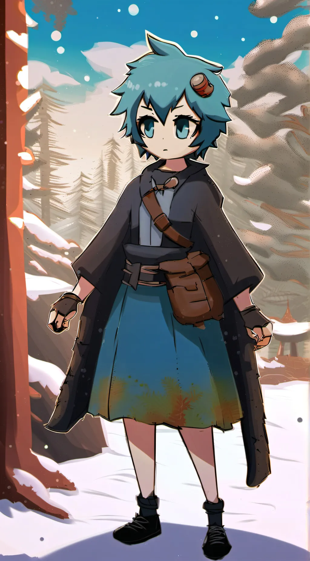 ai character: Cherry background