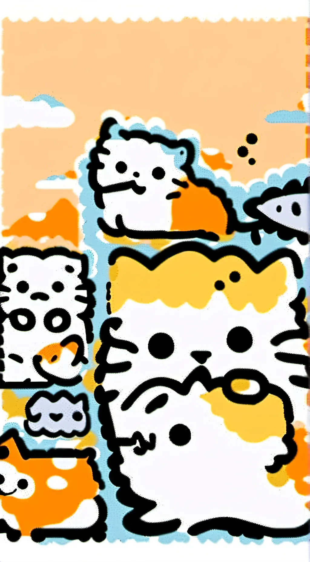 ai character: klepeeo cats OWO background