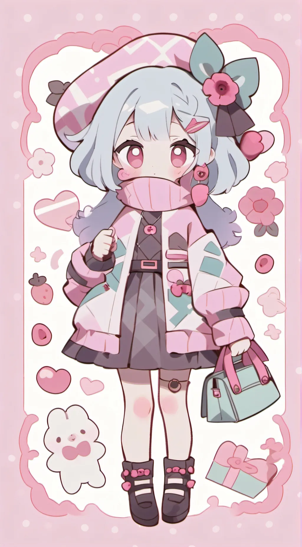 ai character: mommy, long legs background