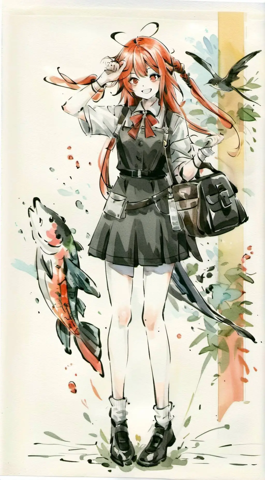 ai character: Yuri Aoki background