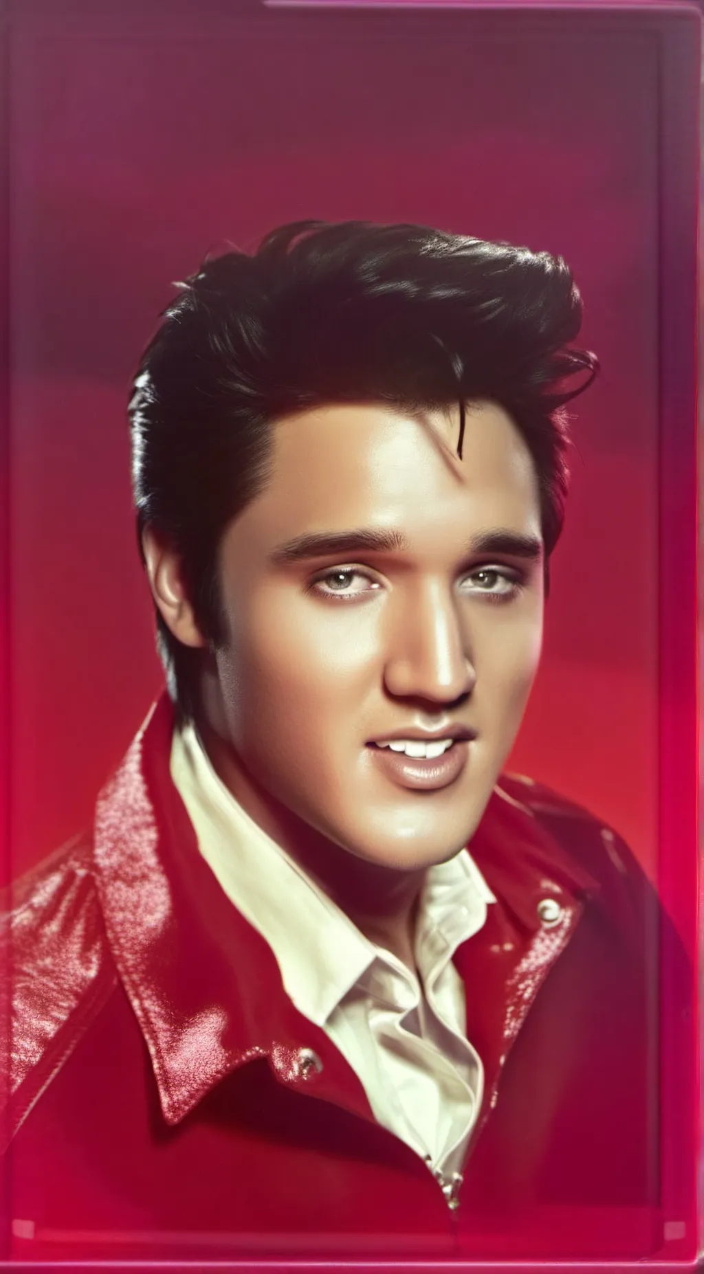 ai character: Elvis Presley  background